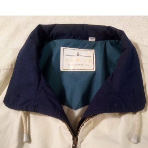 TOWNE from London Fog Men's Jacket Size - XL-REG Tan - Dark Blue - Picture 8 of 12